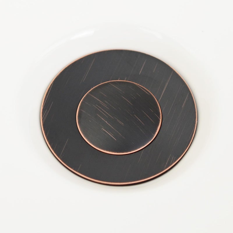 Purelux Bathroom Faucet Vanity Sink Metal Pop-Up Drain Stopper Assembly with Lift Rod and Overflow, Oil Rubbed Bronze Finish - Image 5